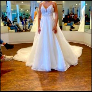 Madeline Gardner Ballgown & Cathedral Veil